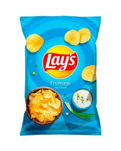 Lays Fromage Flavour Potato Crisps 130g x 21 Best Before 13/10/2024