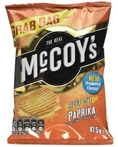 McCoys Paprika Potato Crisps 47.5g x 36