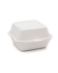 No.6 Bagasse Burger Meal Box 250pcs Carton