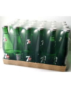 7UP Free Glass Bottles 330ml x 24