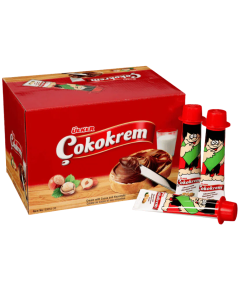 Ulker Cokokrem Cooca Spread with Hazelnut - Pack of 24 x 40g Tubes - BBE: 21/11/2025