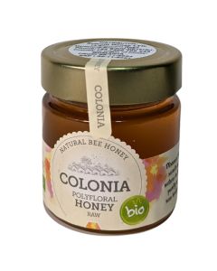 Colonia Polyfloral Honey Raw 270g - Natural Bee Honey