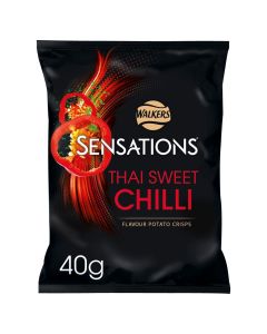 Walkers Sensations Thai Sweet Chilli Crisps 40G x 32
