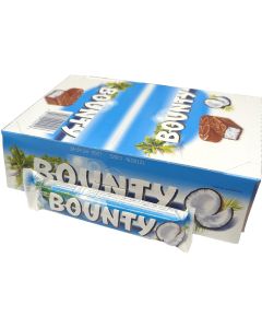 Wholesale Supplier Bounty Coconut & Milk Chocolate Bars 57g x 24