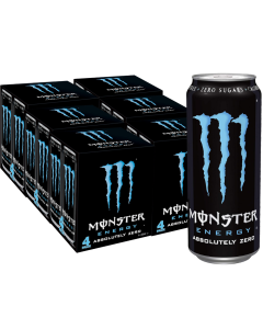 Monster Energy Absolute Zero Sugar  500ml x 24(6x4pk)