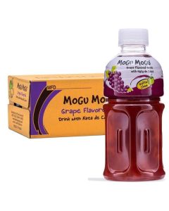 Mogu Mogu Grape Flavoured Drink with Nata de Coco 320ml x 24