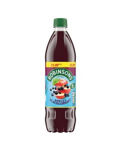 Robinsons Fruit Squash Apple & Blackcurrant No Added Sugar PMP 12 x 750ml