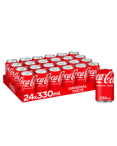 Coca Cola Classic Coke Can 330ml x 24