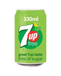 Wholesale Supplier 7up Free 330ml x 24 BBE Feb 2025