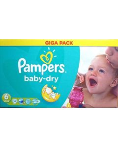Pampers Baby Dry Giga Pack Size 6 Giga Pack 92 Nappies