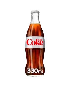 Diet Coke Glass 330ml x 24 BBE 31/07/2023