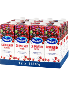 Ocean Spray Cranberry Classic 1L x 12