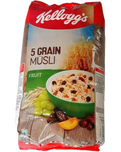 Kelloggs 5 Grain Musli Fruit 2kg bag Best Before 09/10/20