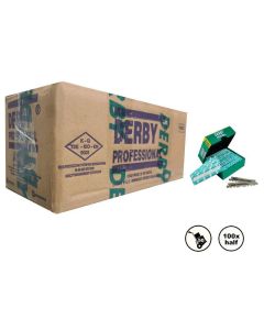 Derby Professional Stainless Single Edge Pro Razor Blades FULL BOX X50
