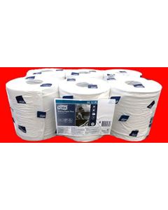 Tork White 6 x 457 Sheets 2 ply Advanced M2 Centerfeed Roll Multipurpose Wiping paper Plus