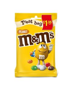 M&M's Peanut Treat Bag PM 82g x 16 Best Before 01/09/2024