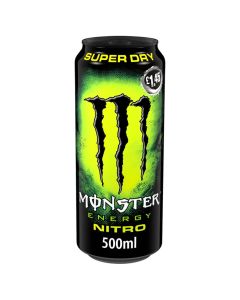 Monster Nitro Super Dry Energy Drink 12 x 500ml PMP