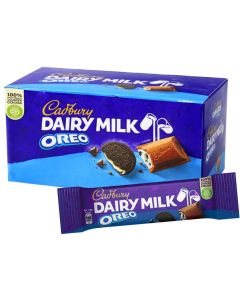 Cadbury Dairy Milk OREO Chocolate 35g x 12 Packs - Rich Milk Chocolate with Vanilla Oreo Crunch