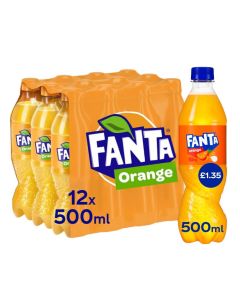  Fanta Orange PMP 500ml x 12 Best Before 31/03/2025