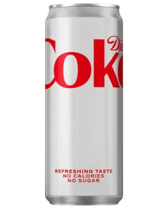 Diet Coke Slim Can 330ml x 24