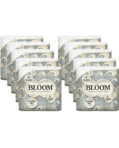 Bloom Luxury Bathroom Tissue Toilet Rolls 3 Ply 4 Rolls x 10 Pack (40 rolls)