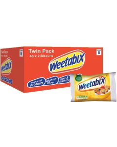 Weetabix 48 x 2Biscuits BBE Aug 21