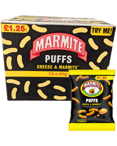 Marmite Puffs Cheese & Marmite PMP 18 x 60g