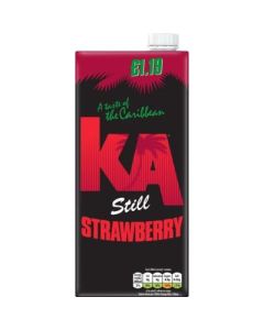 Wholesale Supplier KA Strawberry Still Juice 1L x 12 PM£1.19 - Best Before: Jan 2025