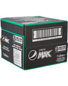 Pepsi Max BIB Post Mix 7L x1 Best Before Jan'24