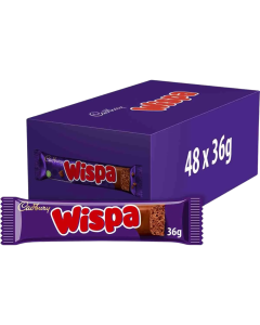 Cadbury Wispa Standard Bars 36g x 48