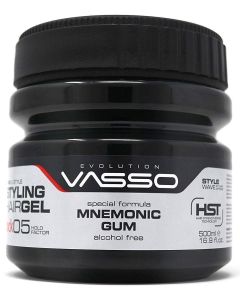 VASSO Styling Hair Gel The Rock 05 Hold Factor Mnemonic Gum 500ml