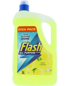 Flash Crisp Lemon All Purpose Liquid Cleaner 5L
