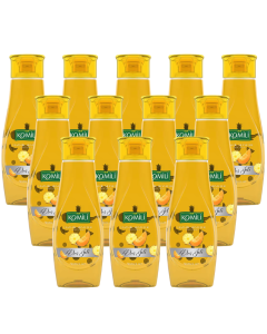 KOMILI Exotic Fruits Shower Gel - Pack of 12 x 500ml , Dermatologically Tested