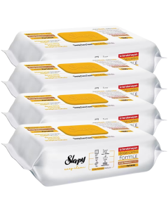 Sleepy Easy Clean Surface Cleaning Wipes & Towels with Natural Soap - 4 x 100 (400 Sheets)