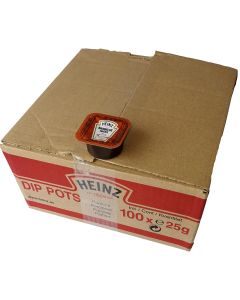 Heinz Barbecue Sauce Dip Pots 25g x 100
