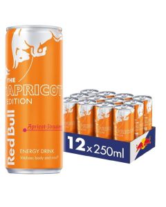 Red Bull Apricot Strawberry Edition 250ml x 12 - Best Before: 17.02.2025