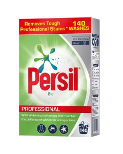 Persil Bio Professional Laundry Detergent Powder 140 Washes - Powerful Stain Removal and Brilliant Whites