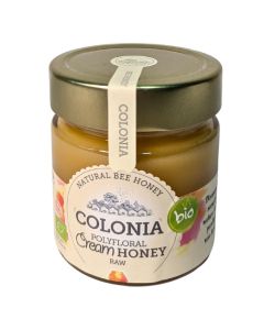 Colonia Polyfloral Cream Honey Raw 270g - Natural Bee Honey
