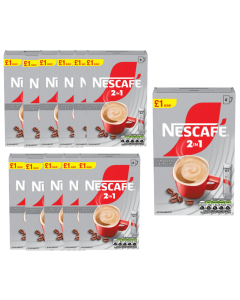 Nescafé Original 2 in 1 Coffee Sachets (11 x (6 x9g)) PMP Packs