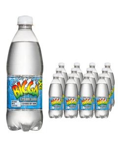 Bigga Cream Soda Flavoured Soft Drink - Pack of 12 x 600ml