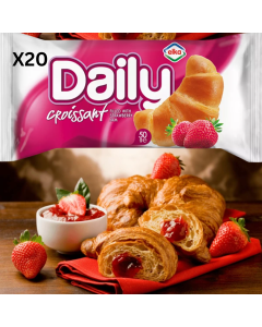 Daily Croissant Strawberry Flavour 50g x20
