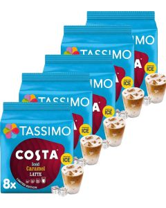 Tassimo Baileys Latte Iced Caramel 5 x 8 pack Best Before 09/06/21