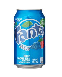 Fanta Berry American Soda 355ml x 12