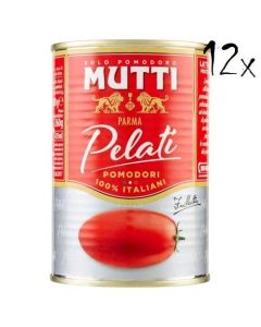 *** pack of 12 *** Mutti Pomodori Peeled Plum Tomatoes 400g