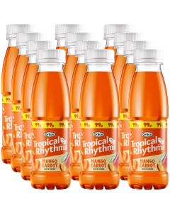 Grace Tropical Rhythms Mango Carrot PMP - Pack of 12 x 330ml, Flavoured Drink