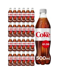 Diet Coke 500ml x 24 PM Best Before 31/12/2024