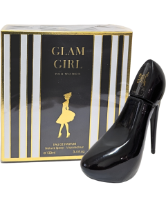 Glam Girl Eau de Parfum for Women - 100ml Natural Spray Perfume in Unique Shoe Bottle Design