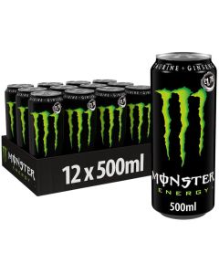 Monster Energy Drink PMP - Pack of 12 x 500ml Cans