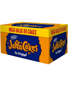 McVitie's The Original Jaffa Cakes Mega Value Pack of 80 (8 Cartons x 10 Cakes) - Classic Sweet Treats - Best Before: 29/11/2025