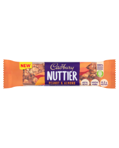 Cadbury Nuttier Peanut & Almond Chocolate Bar 40g x 15